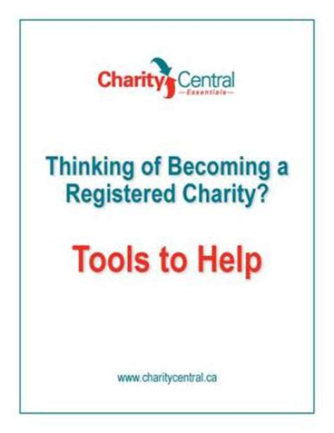how to become a registered charity